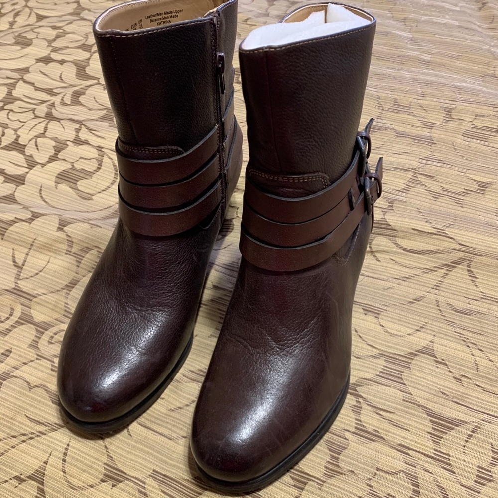 Naturalizer Katrina Leather Buckle Bootie